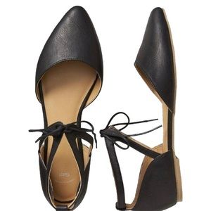 Gap Black Tie Flats